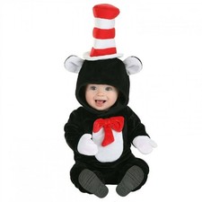 Dr. Seuss The Cat in the Hat Infant Costume Black Size 0-6M