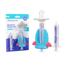 Medicine Buddy Medication Dispenser, Rocket - Liquid Syringe for Newborns, Infan