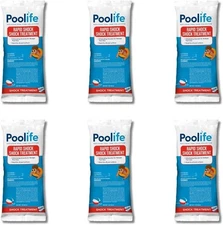 Poolife Rapid Shock 1 lb 6 Pack Fast-Dissolving Pool Chlorine Shock EPA 1258-913