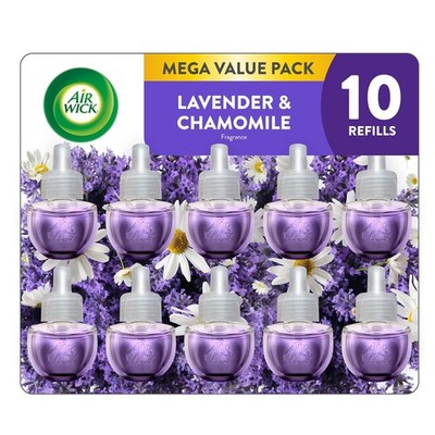 Air Wick Plug In Scented Oil Refill Lavender Chamomile 10ct Air Freshener