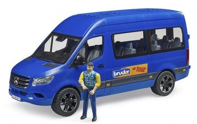 BRUDER,MERCEDES Sprinter transport van with driver, 1/16, BRU2681