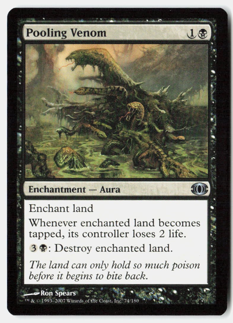 Pooling Venom 74 Uncommon Future Sight Magic: The Gathering Near Mint