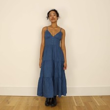 Reformation Blue Dress, UK Size 8