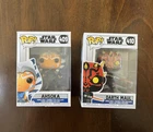 NIB Funko Pop! Star Wars 410 Darth Maul and 209 Ahsoka