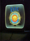 Vintage Miller Lite A Fine Pilsner Beer Lighted Bar Sign 19x14x4 Working Cond  — photo 3