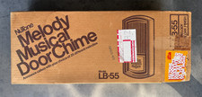 NEW OPEN BOX Vintage 1981 NuTone Musical Doorbell Chime Model LB-55 Dark Oak