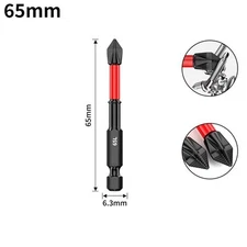 Rust Resistant Cross Screwdriver Drill Bit with Phosphating Black Treatment