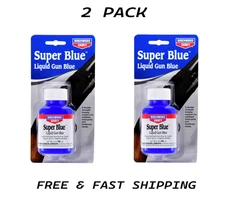 ( 2 PACK) Birchwood Casey SUPER BLUE Liquid Gun Blue POLISHED HARDENED STEELS