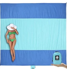 Beach Blanket - Sandproof Waterproof Extra Large Beach Mat | Oversized Travel