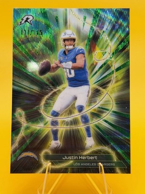 2026 Topps Resurgence Conductors Justin Herbert #C-7 Green Surge /175 Chargers