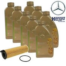 8L GENUINE 5W30 MB 229.52 Engine Oil + Stallion Oil Filter for MERCEDES OM654 OM656