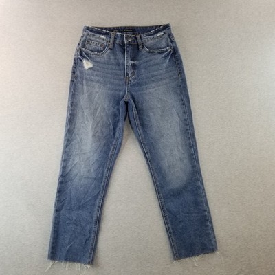 STS Blue Jeans Women's Sz 26 Alicia Mom Jean MEd Wash Indie Distressed Normcore