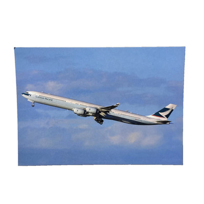 Postkarte AK Flugzeug Flieger Cathay Pacific Airbus A340-642 Ungelaufen