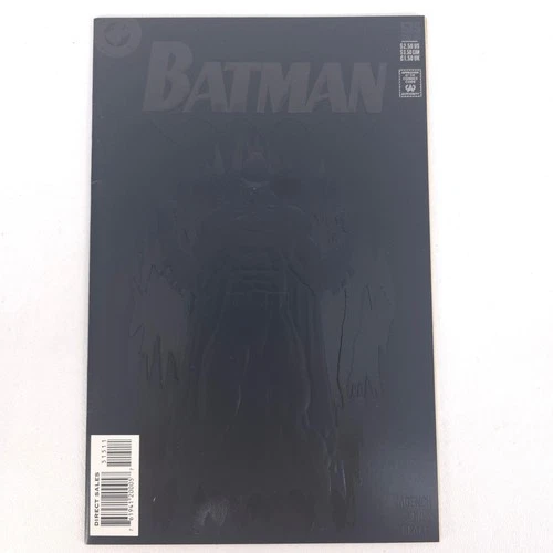 Batman 515 Embossed Black Cover Variant DC Comics 1995 Vintage Direct Edition