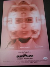 CORALIE FARGEAT SIGNED THE SUBSTANCE 12X18 PHOTO JSA AUTHENTICATED DIRECTOR 2
