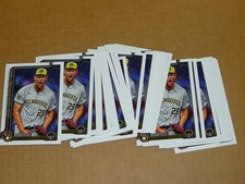 2025 Topps BASE LOT OF 35 CARDS TREVOR MEGILL BREWERS #28
