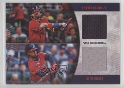 2025 Series 1 Major League Material Dual 2/99 Ronald Acuna Jr Ozzie Albies 0vp1