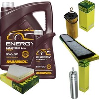 Mann Inspektionspaket 6L Mannol Energy 5W-30 FüR BMW E91 320D 316D 318D E90 E93