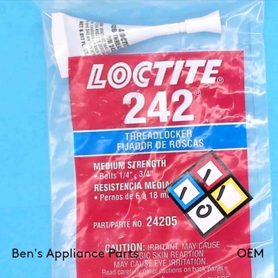 Loctite  Heavy Duty Threadlocker, Blue 242, 24205