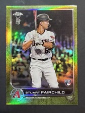 2022 Topps Chrome Ben Baller #156 Stuart Fairchild Rose Gold Refractor 07/10 RC