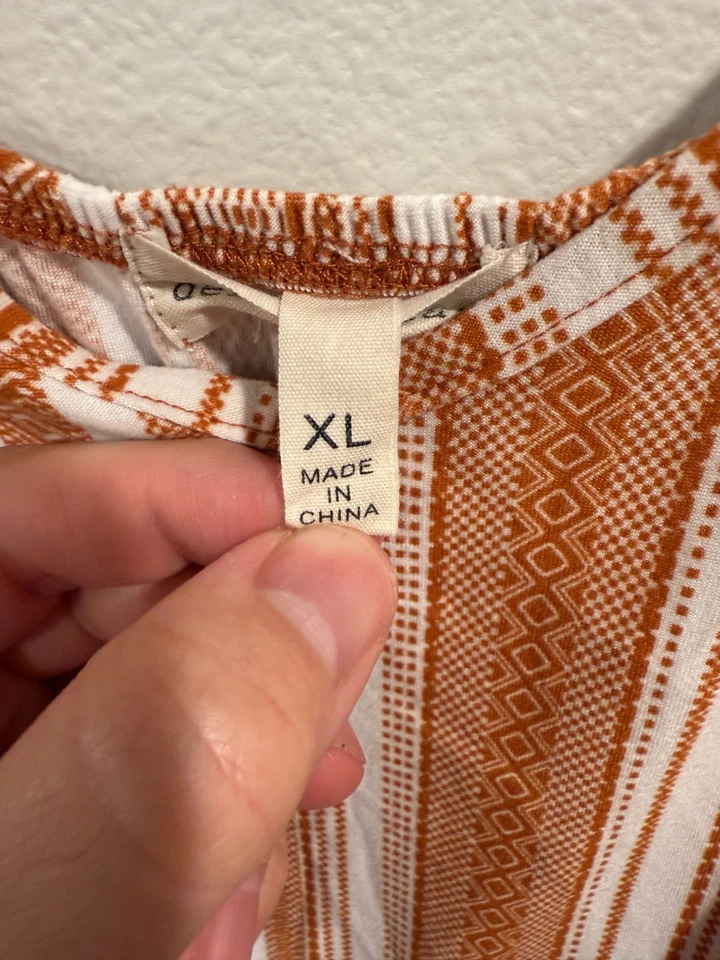 Mono Derek Corazón Para Mujer XL Marrón Blanco Rayas Corbata Cintura Correas Ajustables Foto 3 de 4