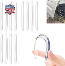12 Pack Invisible Car Door Edge Guards Rubber Clear Adhesive Door Edge Protector
