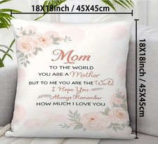 Besonderes Mama Mutter Kissen Kissenbezug Geschenk 45cm x 45cm Muttertag