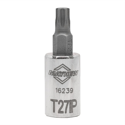 16239Mayhew Mayhew T27IP Torx Plus Short Insert Socket Bit, 1/4-Inch Drive 