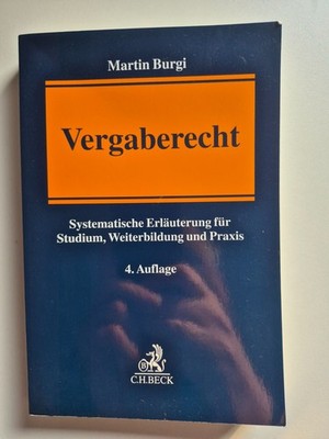 Martin Burgi | Vergaberecht | 4. Auflage, 2025