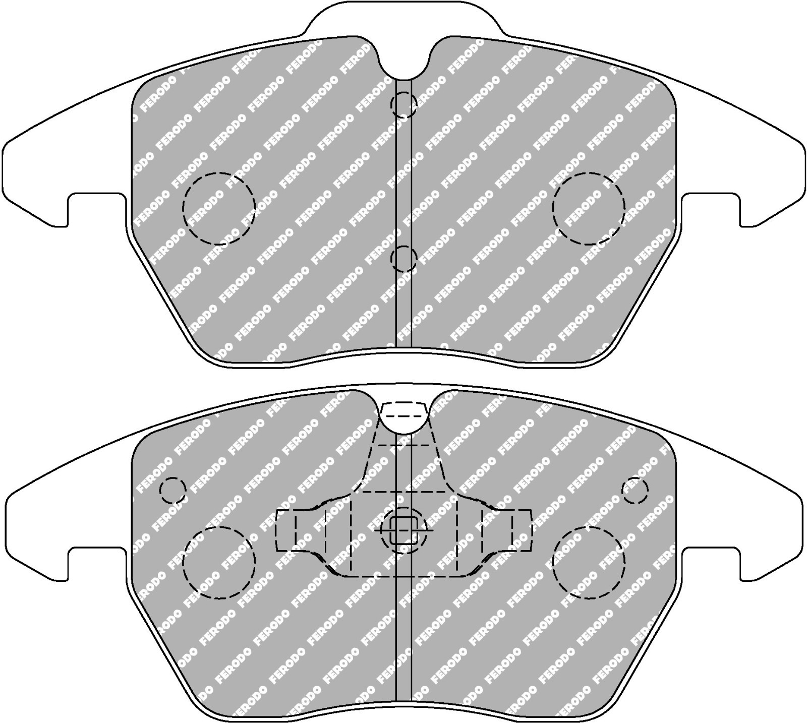 Front Ferodo DS3.12 Brake Pads for Seat Ibiza 6J 1.8 TSI Cupra FCP1641G