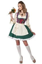 Brand New Beer Garden Girl Oktoberfest Adult Costume