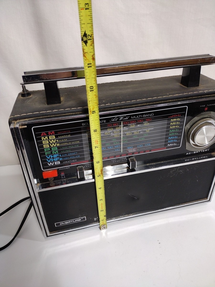 Overture Solid-state Multi Band Vintage Works Radio Made in
