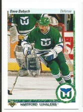 DAVE BABYCH 1990-91 UPPER DECK CARD NEAR MINT+ CONDITION