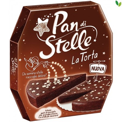 Mulino Bianco Kekse Kuchen La torta Pan di Stelle mit Kakao 435g