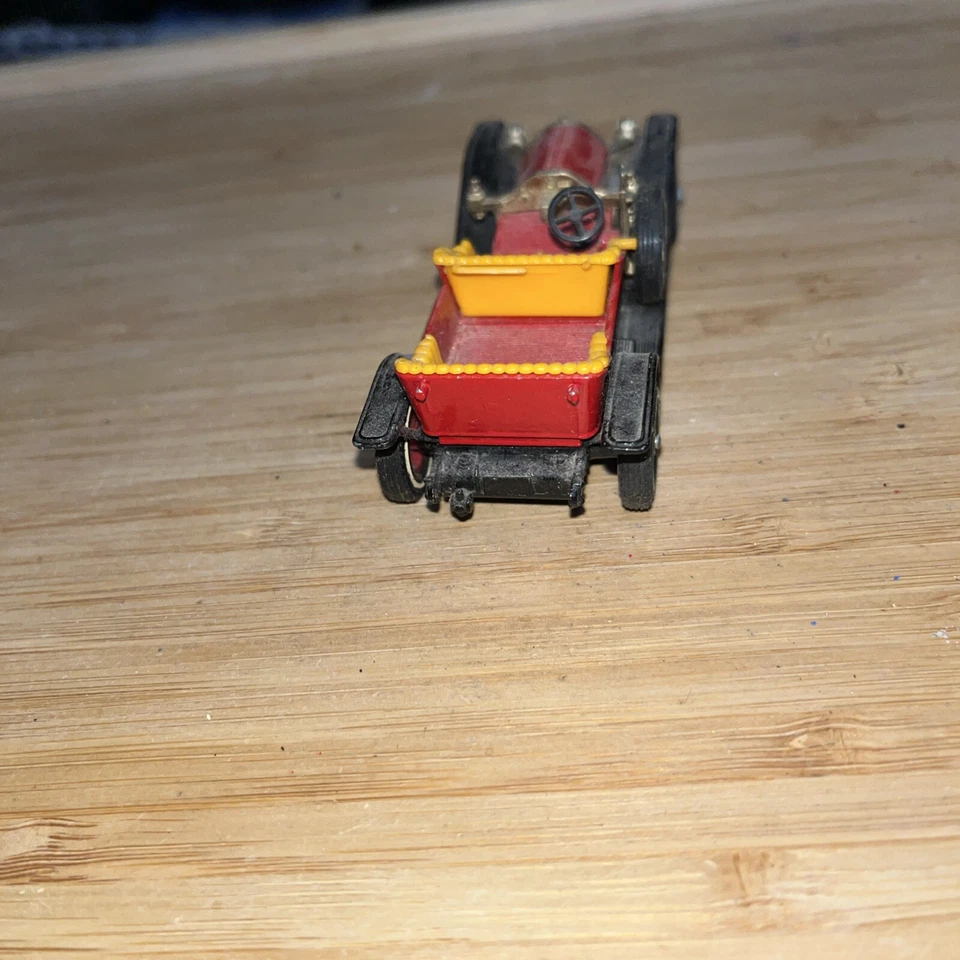 Caja de cerillas Lesney Diecast Modelos de antaño Nº Y-9 1912 Simplex #125 de colección Foto 4 de 4