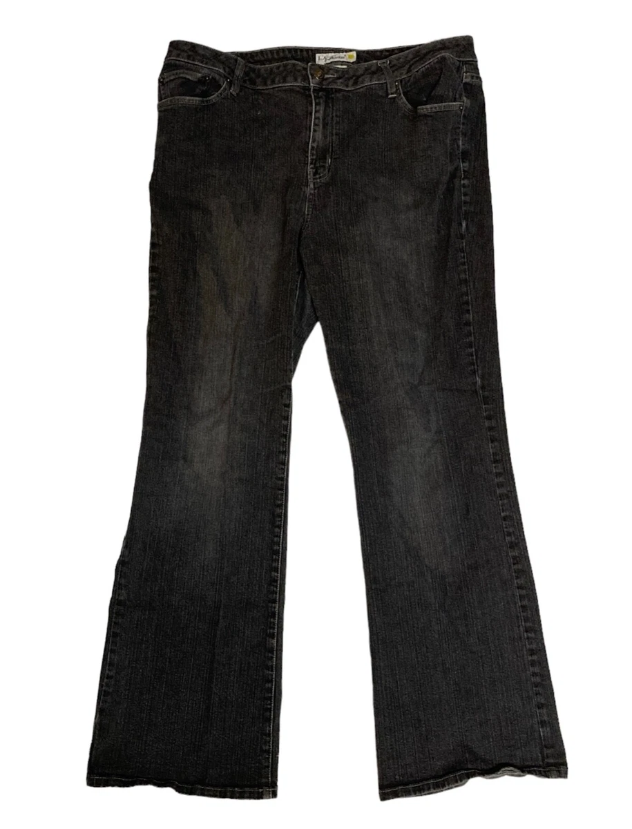 Jeans Stretch L.A. Blues Noir - Taille 16 Femme - Occasion En Très Bon état