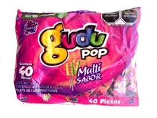 Sonrics Gudu Pop Multi Sabor Paletas/Lollipops 40pzs 340g/1.2lb