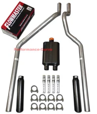 04-08 Dodge Dakota Mandrel Bent Dual Exhaust w/ Flowmaster Super 44 Muffler