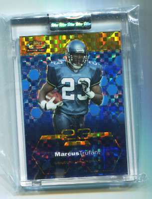 2003 Finest Marcus Trufant X-Fractor 4-175 Rookie Card #85, Seattle Seahawks