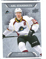 ZAC DALPE 2020-21 UPPER DECK AHL HOCKEY 2019-20 AHL STANDOUTS