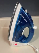 Rowenta Surfline Steam Iron Model #DE 334 White Made in Germany