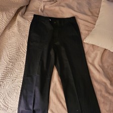 Men's Carhartt. Flat Front Blended Twill Black Pant. Excellent Condition