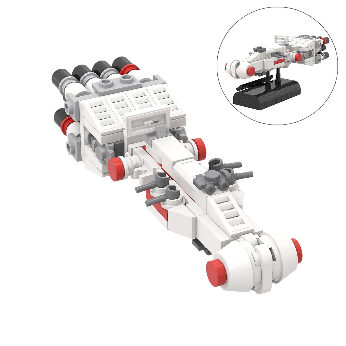 YOUFOY Tantive IV Rebel Blockade Runner Ship Building Toys from Film