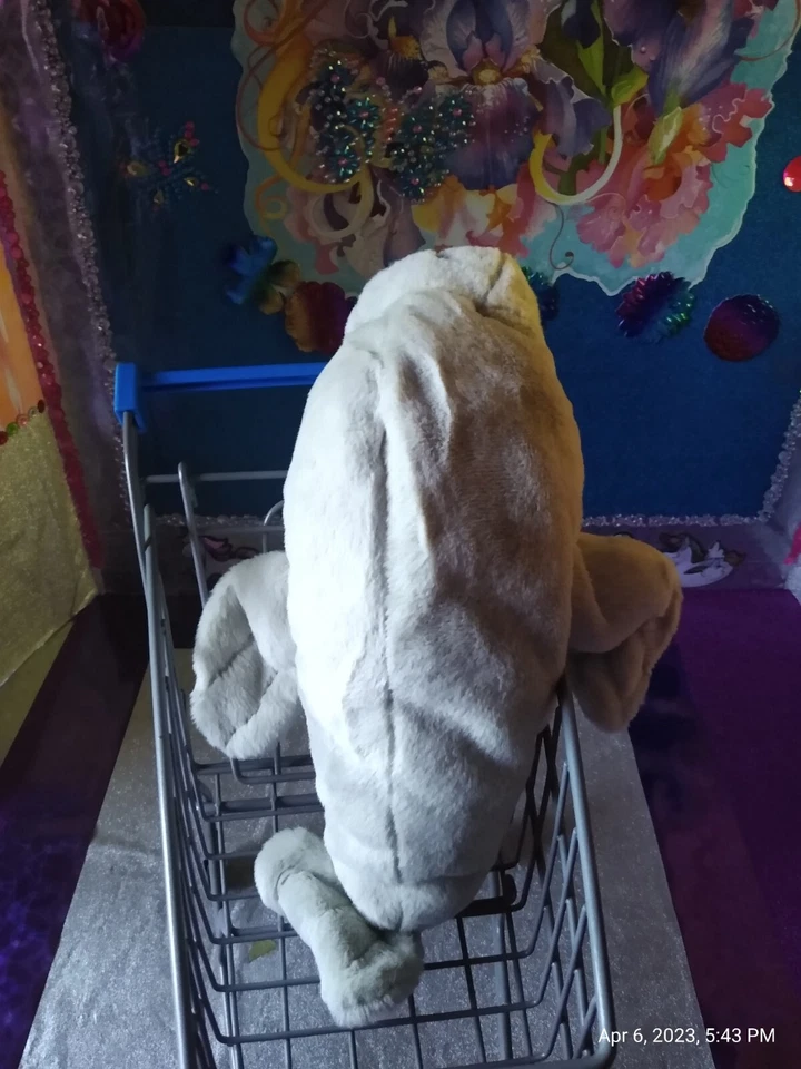 🦄Ganz / Webkinz "Manatee" Sea Cow Gray Color HM229 13" Plush! *READ* - Image 3 of 4