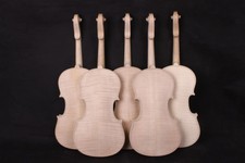 1 PCS New 4/4 violin Flame Maple Spruce Top Stradivari model Full Size Hand made