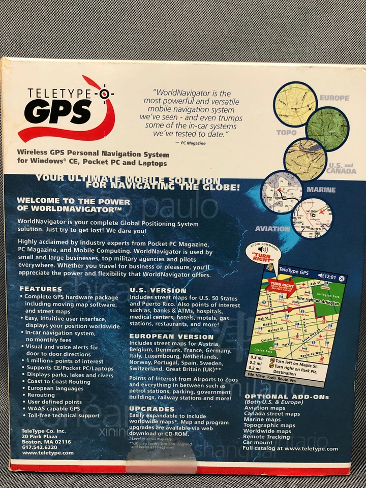 Vintage NEW TeleType World Navigator Professional GPS Receiver Aviation Marine - Image 4 of 4