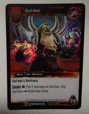 Gul'dan Timewalkers 15/30 Ver.1 FOIL World of Warcraft TCG ENG NM