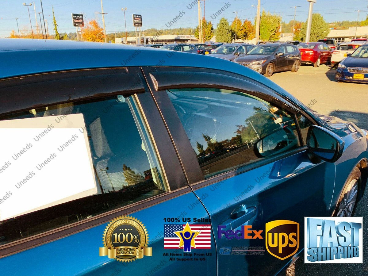 Fit 2018-23 SUBARU Impreza Sedan OE JDM STYLE WINDOW VISOR VENT