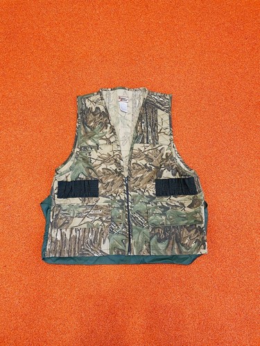 Sports Afield Camo Hunting Vest Back Pocket Size M - Picture 2 of 6
