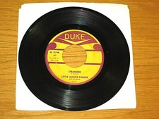 BLUES 45 RPM - LITTLE JUNIOR PARKER - DUKE 309 - "STRANDED"  "BLUE LETTER"